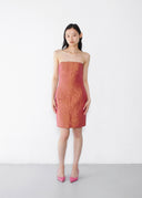 Krizia Strapless Silk Dress (S)