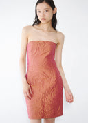Krizia Strapless Silk Dress (S)