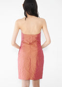 Krizia Strapless Silk Dress (S)
