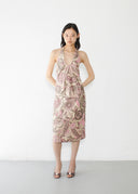 Dries Van Noten Brocade Halter Dress (S/M)