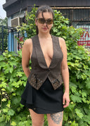 Emporio Armani Flared Mini Skirt (S)
