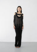 Chloe FW 2002 Silk Beaded Blouse (XS/S)