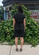 Max Mara Polka Dot Silk Wrap Dress (S/M)