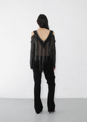 Chloe FW 2002 Silk Beaded Blouse (XS/S)