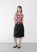 Liz Claiborne Leather Wrap Skirt (S/M)