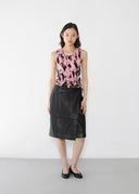 Blumarine Stretch Knit Sleeveless Top (S/M)