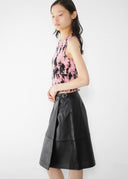Liz Claiborne Leather Wrap Skirt (S/M)