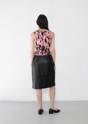 Liz Claiborne Leather Wrap Skirt (S/M)