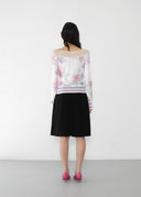Ungaro Fuchsia Floral Top (S/M)