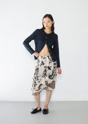 Anne-Valerie Hash SS 2006 Floral Skirt (S/M)