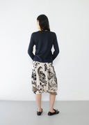 Anne-Valerie Hash SS 2006 Floral Skirt (S/M)