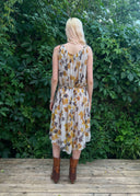 Dries van Noten Pleated Floral Dress (M)