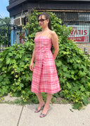 Shin Choi Bergdorf Goodman Silk Plaid Dress (M)