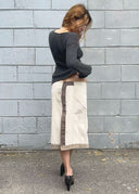 Miu Miu 2000s Linen Skirt (M)