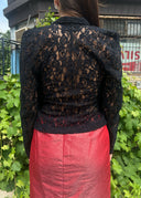 Comme Des Garcons Tricot 1993 Lace Blouse (S/M)