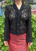 Comme Des Garcons Tricot 1993 Lace Blouse (S/M)