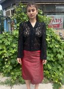 Comme Des Garcons Tricot 1993 Lace Blouse (S/M)