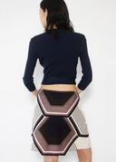 Miu Miu SS 2005 Geometric Skirt (M/L)