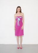 Ports Pink Strapless Dress (M)