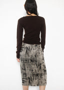Max Mara Sheer Wrap Skirt (M/L)