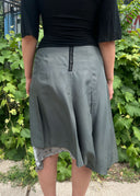 Sportmax Code Grey Silk Skirt (M/L)