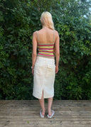 Balenciaga 2003 Linen Pocket Skirt (M)