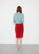 Miu Miu 1990s Suede Skirt (XS/S)