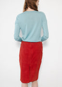 Miu Miu 1990s Suede Skirt (XS/S)