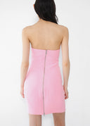 Jenni Kayne Strapless Silk Dress (S)