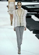 Chanel SS 2011 Distressed Denim Mini Skirt (S)