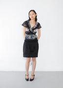 Prada Tie-Dye Wrap Top (S/M)