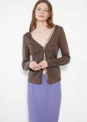 'S Max Mara Charcoal Cardigan (M)