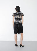 Prada Tie-Dye Wrap Top (S/M)