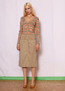 Jil Sander Belted Pencil Skirt (S/M)