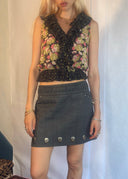 Max Mara Silk Ruffle Top (S/M)