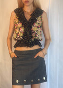 Barbara Bui Denim Mini Skirt (M)