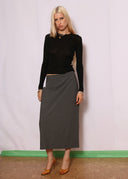 Celine Y2K Stretch Wool Skirt (M)