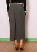 Celine Y2K Stretch Wool Skirt (M)