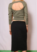 CDG Tricot Stretch Skirt (XS/S/M)