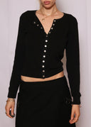 Agnes B Snap Cardigan (S/M)