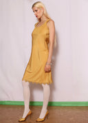 Sportmax Gold Slip Dress (XS/S)