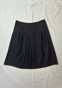 2000s Miu Miu Black Wool Skirt (XS/S)