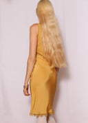 Sportmax Gold Slip Dress (XS/S)
