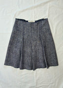 Miu Miu FW 1998 Metallic Blue Woven Skirt (XS/S)