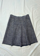 Miu Miu FW 1998 Metallic Blue Woven Skirt (XS/S)
