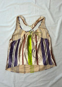 Marni SS 2003 Striped Satin Top (S/M)