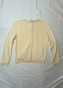 Jil Sander Wool Silk Cream Cardigan (XS/S)