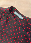 Prada 2016 Silk Star Print Top (XS/S)