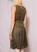 Sportmax Polka Dot Sheer Dress (XS/S)