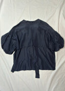 BALENCIAGA 2002  Silk Tie Neck Blouse (S/M/L/XL)